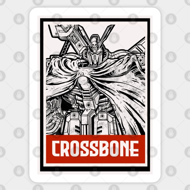 crossbone Sticker by kimikodesign